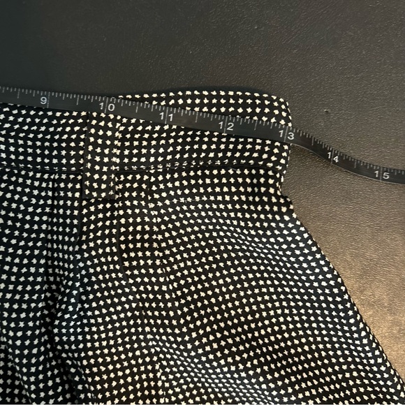 Steven Alan Black and White Button A line Skirt Spotted Print size 2 - Picture 6 of 7